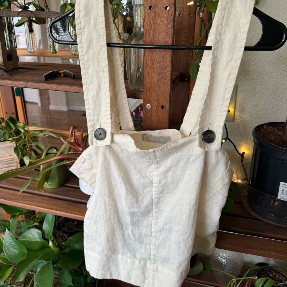 Everlane Apron Linen Tank